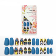 💅24 Matte Press-On Nails – Salon-Style Instant Manicure | Natural Fit Fake Nail Set with Glue-Free Option