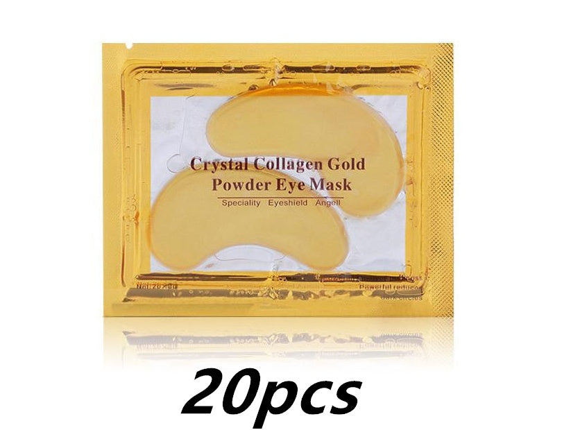 ⭐Gold Crystal Collagen Eye Patches – Reduce Puffiness, Dark Circles & Fine Lines in Minutes
