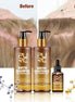PURC Hair Care Ginger Biotin Three-piece Shampoo Conditioner Repair Dry And Frizz Essential Oil