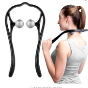 Plastic Pressure Point Therapy Neck Massageador Massagem Relieve Hand Roller Neck Massager For Neck Shoulder Trigger Point