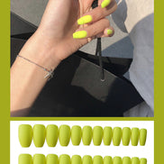 Waterproof Frosted ballet fake nails Benspiti