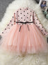 👗Baby Princess Lace Tutu Dress – Elegant Long Sleeve Birthday & Christening Outfit
