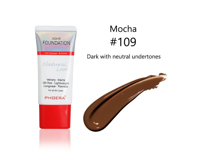💄Matte Silky Long-Wear Liquid Foundation – Flawless Natural Finish