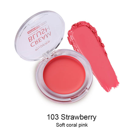 💗PHOERA Light & Brightening Cream Blush – Natural Radiant Glow Cheek Tint (Long-Lasting, Blendable, 8 Shades)