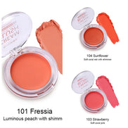 💗PHOERA Light & Brightening Cream Blush – Natural Radiant Glow Cheek Tint (Long-Lasting, Blendable, 8 Shades)
