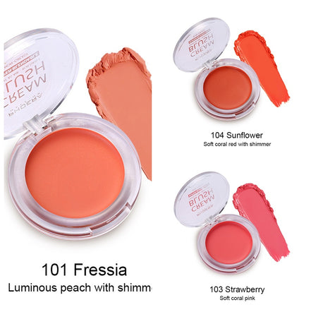 💗PHOERA Light & Brightening Cream Blush – Natural Radiant Glow Cheek Tint (Long-Lasting, Blendable, 8 Shades)