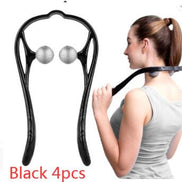 Plastic Pressure Point Therapy Neck Massageador Massagem Relieve Hand Roller Neck Massager For Neck Shoulder Trigger Point