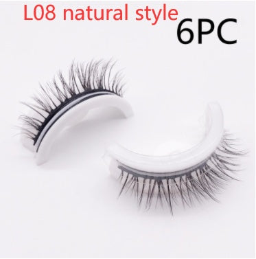✨Luxury Reusable 3D Mink Self-Adhesive Lashes – Glue-Free, Natural Volume, 10–20 Wears