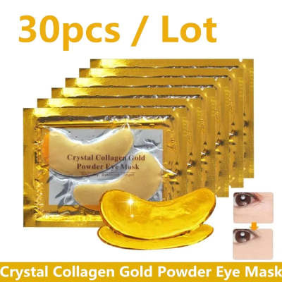 ⭐Gold Crystal Collagen Eye Patches – Reduce Puffiness, Dark Circles & Fine Lines in Minutes