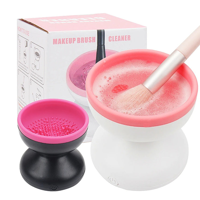 :  💖Electric Makeup Brush Cleaner Machine – Fast USB Automatic Cosmetic Brush Cleaning Tool for All Brush Sizes | Deep Clean & Dry in Seconds