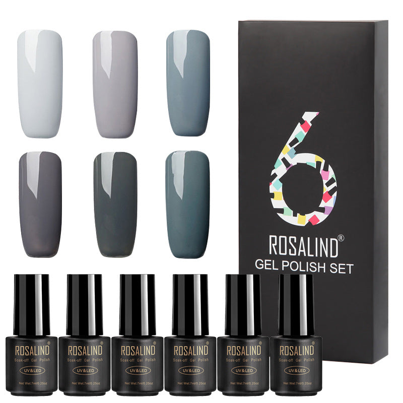 Long lasting Fine Nail polish 6 bottles Benspiti