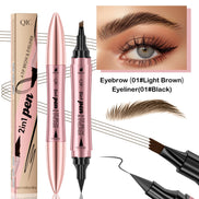 🔥4D Microblading Dual-Ended Eyebrow Pen™ – Natural Hair Stroke Brow + Precision Eyeliner (Waterproof & Smudge-Proof)