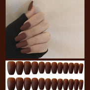 Waterproof Frosted ballet fake nails Benspiti