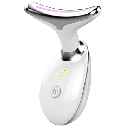 💎EMS Thermal Neck Lifting Massager – Electric Microcurrent Wrinkle Remover & Skin Tightening Device