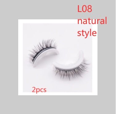 ✨Luxury Reusable 3D Mink Self-Adhesive Lashes – Glue-Free, Natural Volume, 10–20 Wears