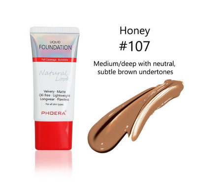💄Matte Silky Long-Wear Liquid Foundation – Flawless Natural Finish