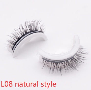 ✨Luxury Reusable 3D Mink Self-Adhesive Lashes – Glue-Free, Natural Volume, 10–20 Wears