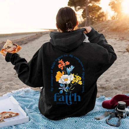 🎁Aesthetic Bible Verse Hoodie for Women | Christian Faith Apparel