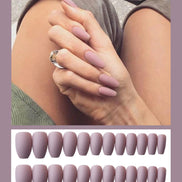Waterproof Frosted ballet fake nails Benspiti