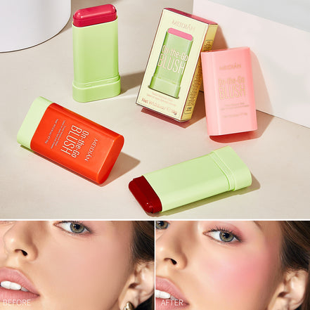 🌸Soft Glow Nude Rouge Blush – Natural Flushed Cheek Color for Everyday Radiance