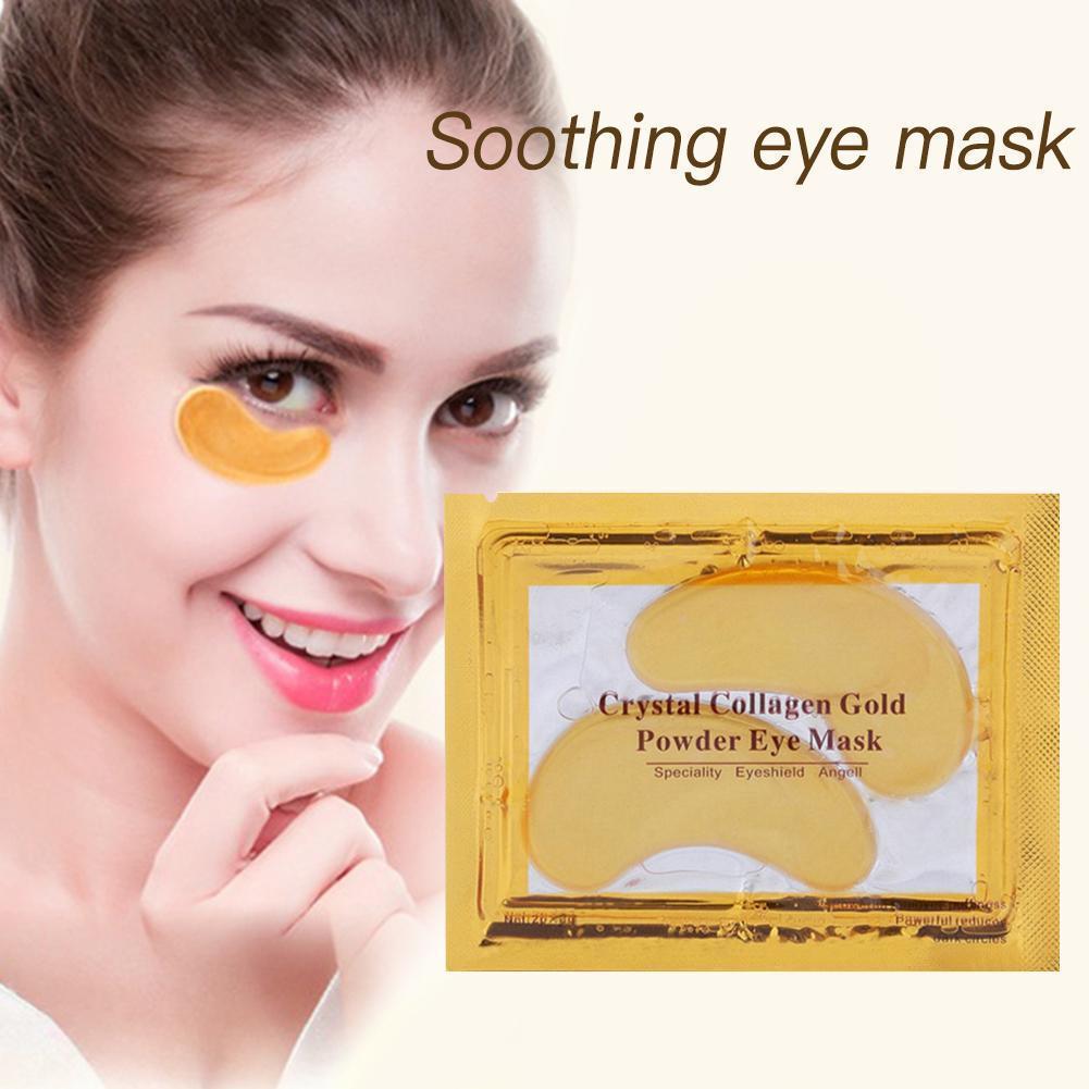 ⭐Gold Crystal Collagen Eye Patches – Reduce Puffiness, Dark Circles & Fine Lines in Minutes