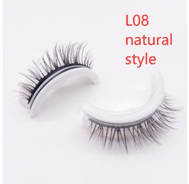 ✨Luxury Reusable 3D Mink Self-Adhesive Lashes – Glue-Free, Natural Volume, 10–20 Wears