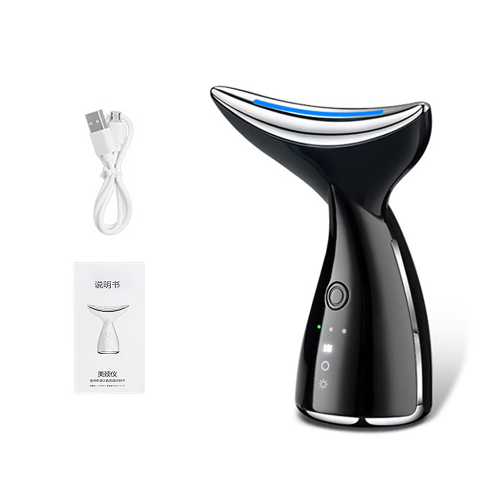 💎EMS Microcurrent Neck & Face Lifting Device – 3 Color LED Photon Therapy for Skin Tightening, Jawline Sculpting & Double Chin Appearance Reduction