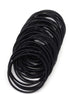 🎁100PCS No-Slip Black Hair Bands – Strong Hold, No Breakage, All-Day Comfort
