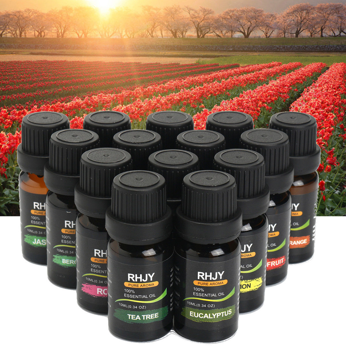 🔥AromaLux™ Essential Oil Diffuser Set – Relax, Refresh & Transform Your Space
