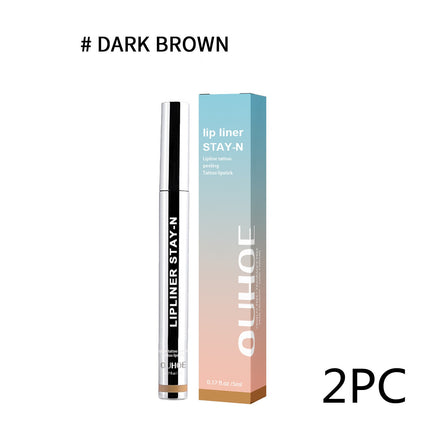 💄 LONG LASTING LIP LINER PEN – DARK BROWN