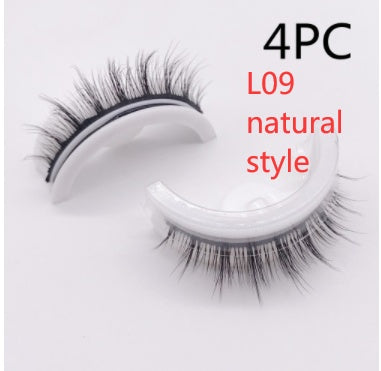 ✨Luxury Reusable 3D Mink Self-Adhesive Lashes – Glue-Free, Natural Volume, 10–20 Wears