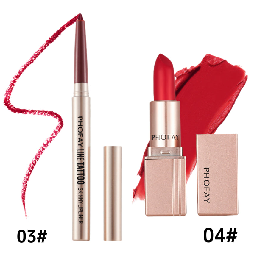 🌸 PHOFAY Matte Lipstick – PHOFAY Lipstick | No Stains. No Transfer. 50% OFF Today