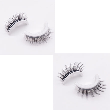 ✨Luxury Reusable 3D Mink Self-Adhesive Lashes – Glue-Free, Natural Volume, 10–20 Wears