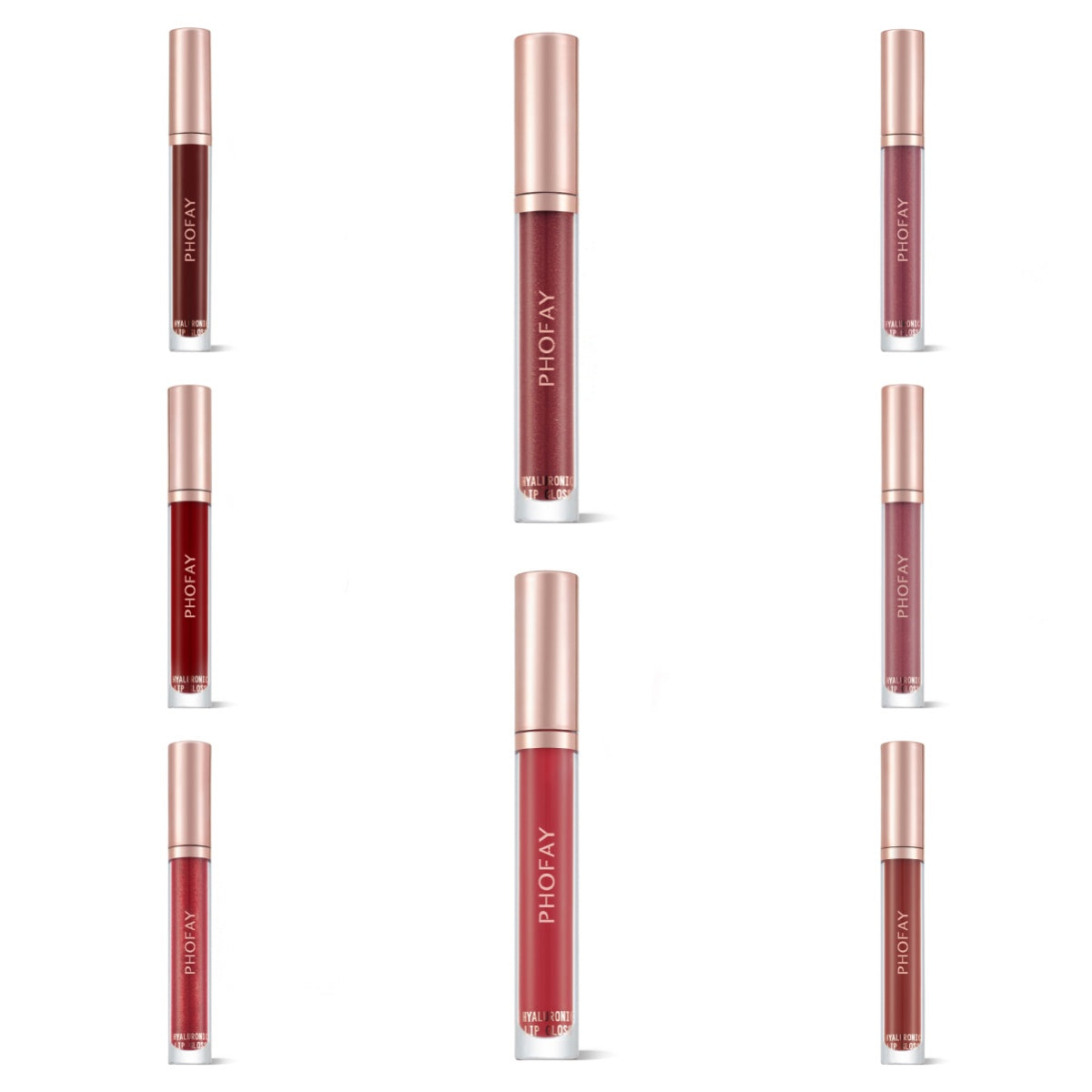 💄Phofay Hyaluronic Lip Gloss – Glass Shine • Hydrating • Plumping Effect