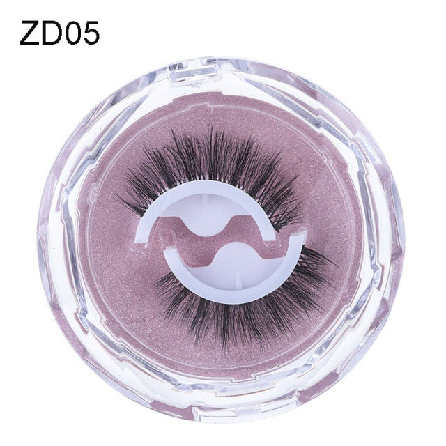 ✨Self-Adhesive Reusable Eyelashes – Glue-Free Natural Curl False Lashes for Effortless Everyday Glam