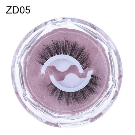 ✨Self-Adhesive Reusable Eyelashes – Glue-Free Natural Curl False Lashes for Effortless Everyday Glam