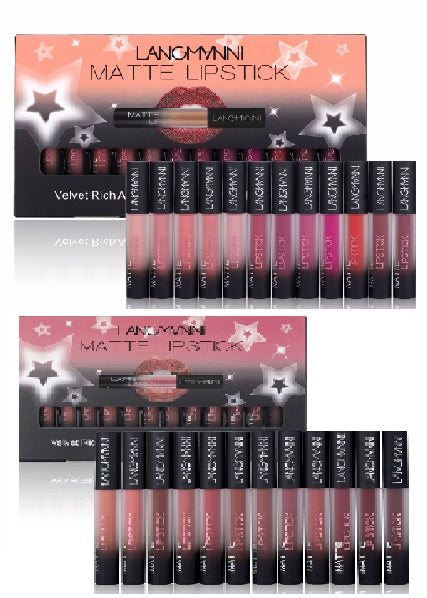 💄 Matte Velvet Waterproof Lipstick Set