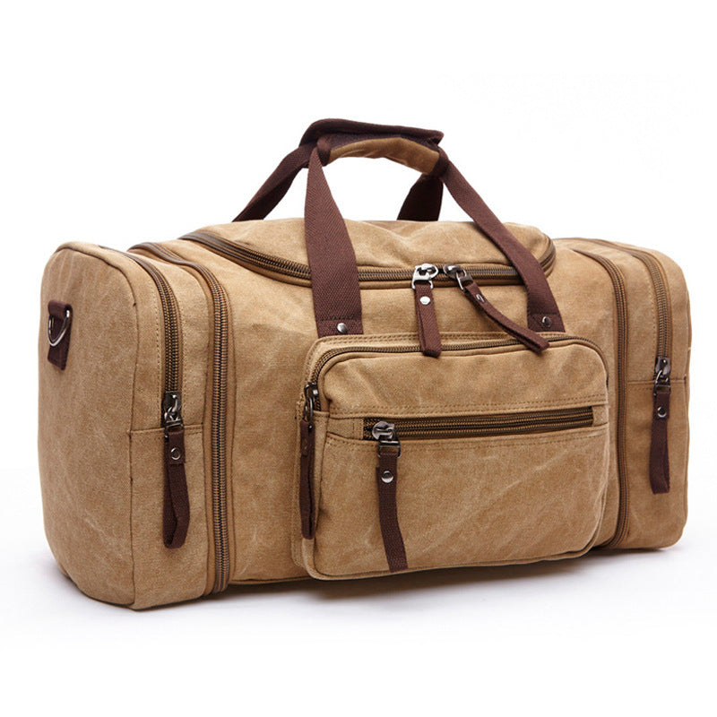 🧳“UltraFlex™ Large Capacity Canvas Travel Bag – Expandable, Waterproof & Multi-Purpose”