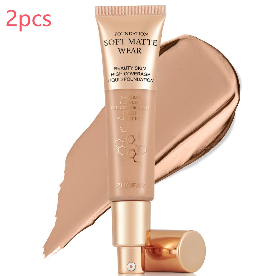 💄 PHOFAY Full Coverage Foundation