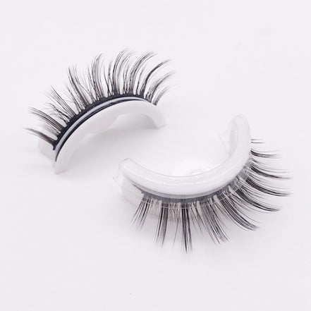 ✨Luxury Reusable 3D Mink Self-Adhesive Lashes – Glue-Free, Natural Volume, 10–20 Wears