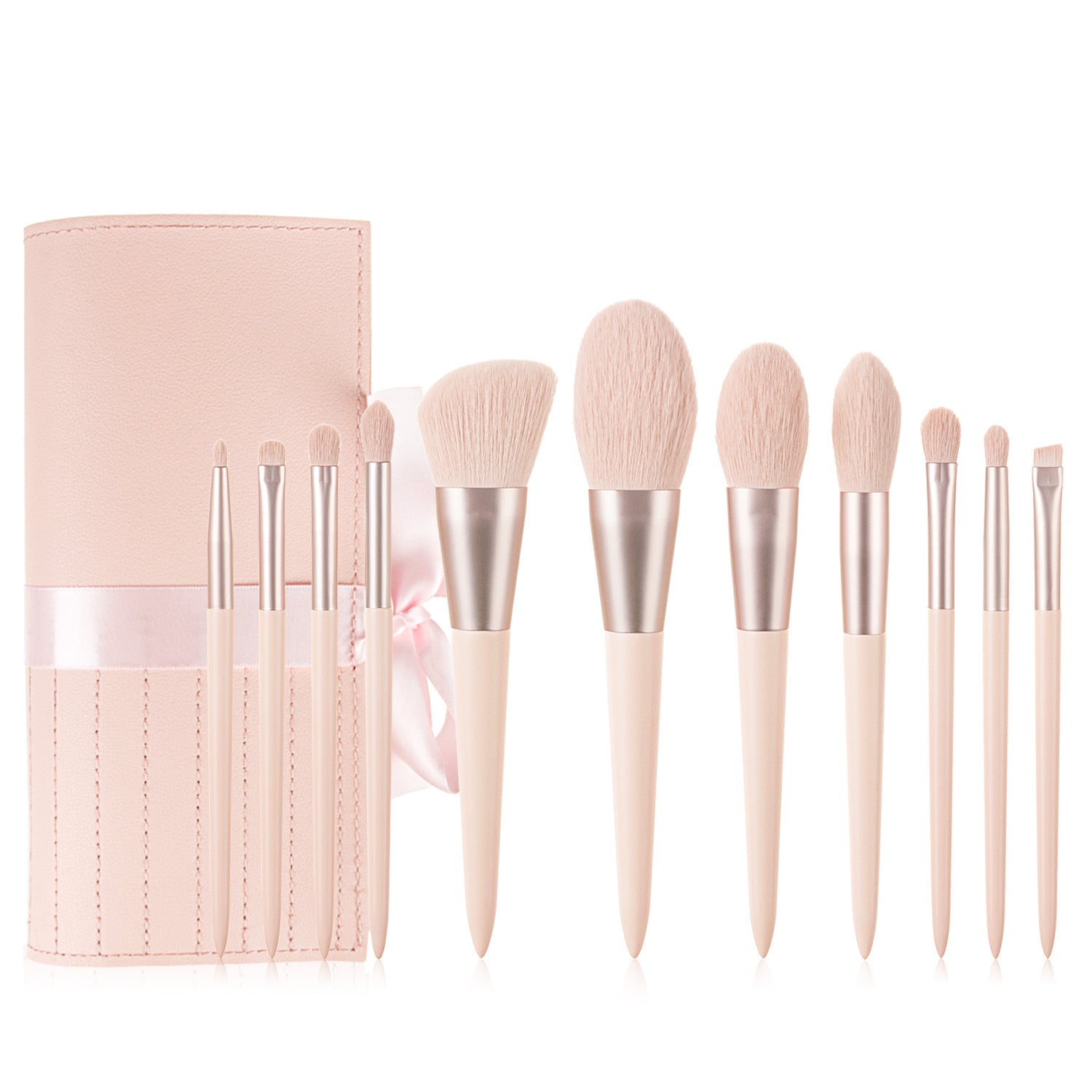 💖GlowGlam Beauty Brush Kit – 12-Piece Flawless Makeup Brush Set for Everyday Glam