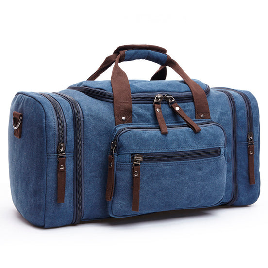 🧳“UltraFlex™ Large Capacity Canvas Travel Bag – Expandable, Waterproof & Multi-Purpose”