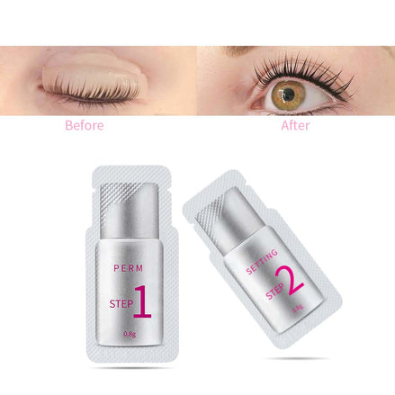🌸ICONSIGN 10 Pairs Pouch Eyelash Perm Lotion Lashes Lift Quick Perming 5 To 8 Minutes Beauty Makeup Tools