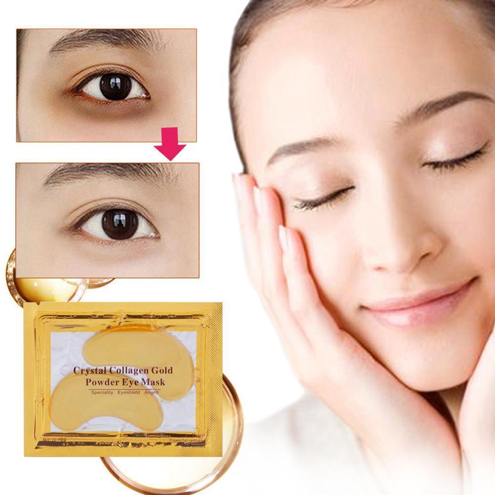 ⭐Gold Crystal Collagen Eye Patches – Reduce Puffiness, Dark Circles & Fine Lines in Minutes