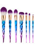 💎 7 PCS DIAMOND MAKEUP BRUSH SET