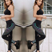 ✨Women’s GlowFit High Waist Workout Leggings – Seamless Sculpting Fitness Pants | Tummy Control, Squat Proof, Night Glow Activewear