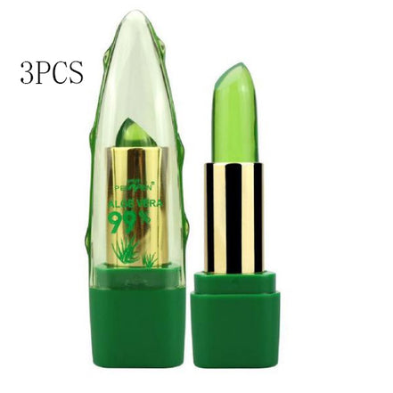 🌿AloeGlow™ Magic Color-Changing Lipstick (Hydrating Aloe Vera Lip Balm)