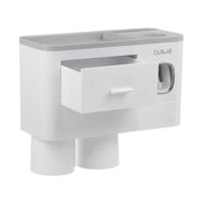 🪥All-in-One Magnetic Toothbrush Holder & Bathroom Organizer with Toothpaste Squeezer