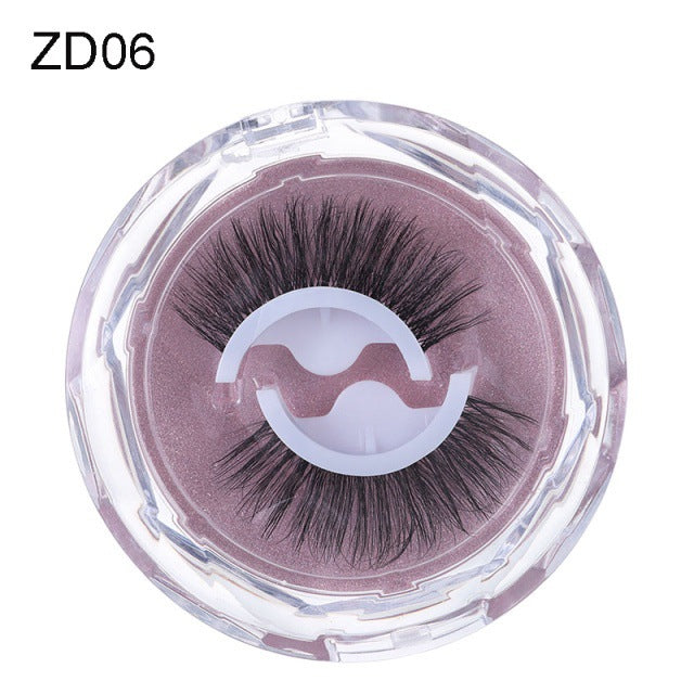 ✨Self-Adhesive Reusable Eyelashes – Glue-Free Natural Curl False Lashes for Effortless Everyday Glam