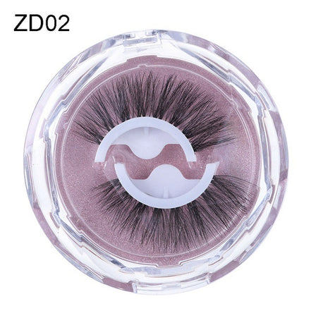 ✨Self-Adhesive Reusable Eyelashes – Glue-Free Natural Curl False Lashes for Effortless Everyday Glam